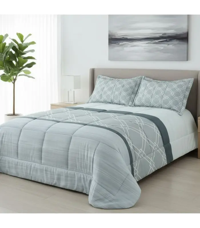 EDREDÃO REVERSÍVEL ESTAMPADO MILAN