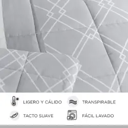 EDREDÃO REVERSÍVEL ESTAMPADO MILAN