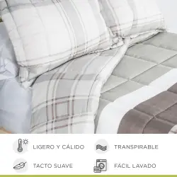 QUADRADOS DE EDREDÃO ESTAMPADOS REVERSÍVEIS