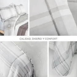 QUADRADOS DE EDREDÃO ESTAMPADOS REVERSÍVEIS