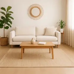 TAPETE PARA PÉS DE CAMA TEJIDOS EL MUNDO JUTE-DHURRIES 2162-02 