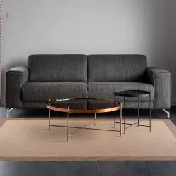 Tapete de vinil trançado antiderrapante lavável de alta qualidade Resistente a tapetes para sala de estar Cozinha Casa de banho 