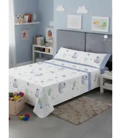 JUEGO DE SÁBANAS TORTU