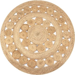 ALFOMBRA YUTE REDONDA 30990