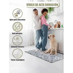 ALCATIFA EM MOSAICO DE VINIL IMPRESSO