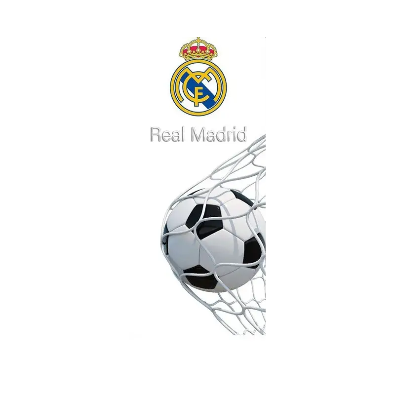 TOALHA DE PRAIA DO REAL MADRID 100% ALGODÃO