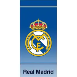 TOALHA DE PRAIA DE ALGODÃO REAL MADRID 090x170CM