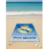 TOALHA DE PRAIA DE ALGODÃO REAL MADRID 090x170CM