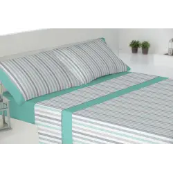 CONJUNTO DE LENÇÓIS DE FLANELA TÉRMICA SPIKE