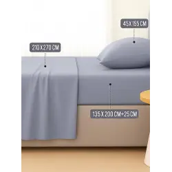 CONJUNTO DE ROUPA DE CAMA LIMPA