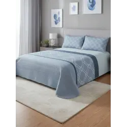 Colcha Bouti Reversible - Tejidos El Mundo - Textil de hogar