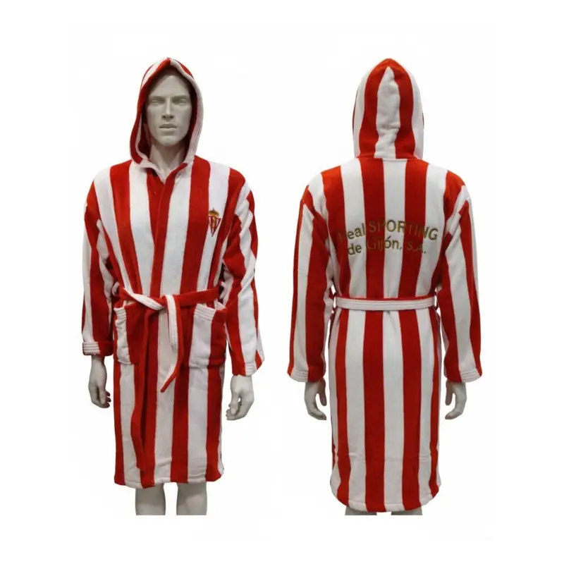 ROUPÃO DE BANHO ÀS RISCAS SPORTING DE GIJÓN