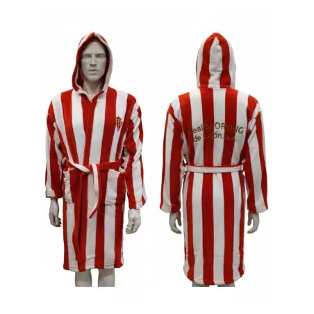 ROUPÃO DE BANHO ÀS RISCAS SPORTING DE GIJÓN