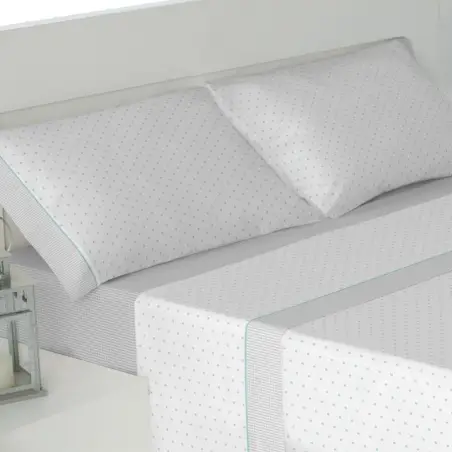 CONJUNTO DE ROUPA DE CAMA HORNA 100% ALGODÃO