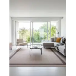 Tapete de vinil trançado antiderrapante lavável de alta qualidade Resistente a tapetes para sala de estar Cozinha Casa de banho 