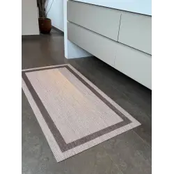 Tapete de vinil trançado antiderrapante lavável de alta qualidade Resistente a tapetes para sala de estar Cozinha Casa de banho 