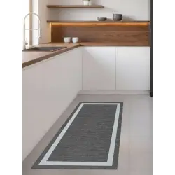 Tapete de vinil trançado antiderrapante lavável de alta qualidade Resistente a tapetes para sala de estar Cozinha Casa de banho 