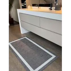 Tapete de vinil trançado antiderrapante lavável de alta qualidade Resistente a tapetes para sala de estar Cozinha Casa de banho 