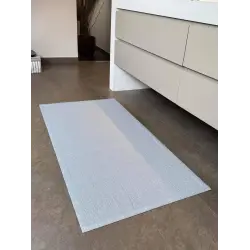 Tapete de vinil trançado antiderrapante lavável de alta qualidade Resistente a tapetes para sala de estar Cozinha Casa de banho 