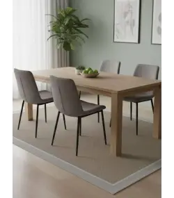 Alfombra vinilica de Tejido Trenzado de Alta Gama Lavable Antideslizante Alfombra Resistentes para Salon Cocina baño Pasillo