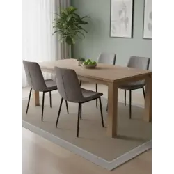 Tapete de vinil trançado antiderrapante lavável de alta qualidade Resistente a tapetes para sala de estar Cozinha Casa de banho 