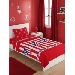 CONJUNTO DE ROUPA DE CAMA DO ATLÉTICO DE MADRID
