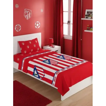 CONJUNTO DE ROUPA DE CAMA DO ATLÉTICO DE MADRID