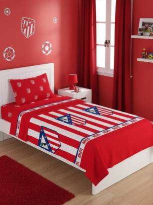 JUEGO DE SÁBANAS ATLÉTICO DE MADRID