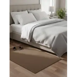 TAPETE LUSTROSO PARA OS PÉS DA CAMA