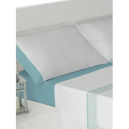 CONJUNTO DE LENÇÓIS DE NUVENS