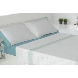 CONJUNTO DE LENÇÓIS DE NUVENS