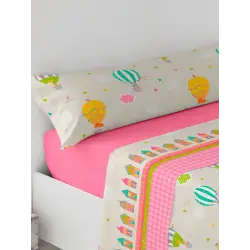 JUEGO DE SÁBANAS TÉRMICAS DE CORALINA GLOBOS