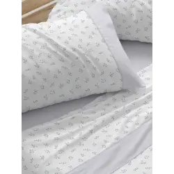 JUEGO DE SÁBANAS BURRITO BLANCO TRI-545