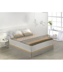 CAPA DE EDREDÃO DE FAIXAS