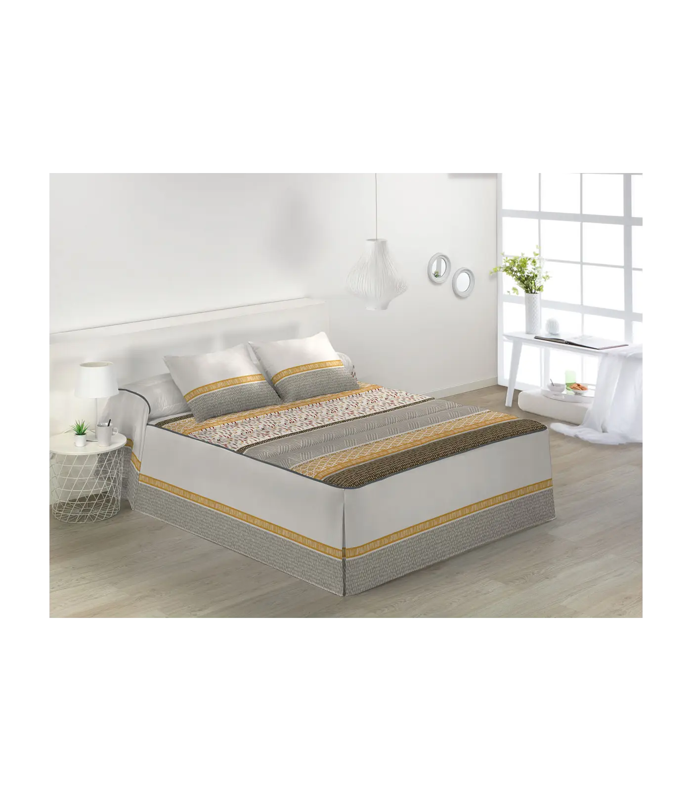 CAPA DE EDREDÃO DE FAIXAS