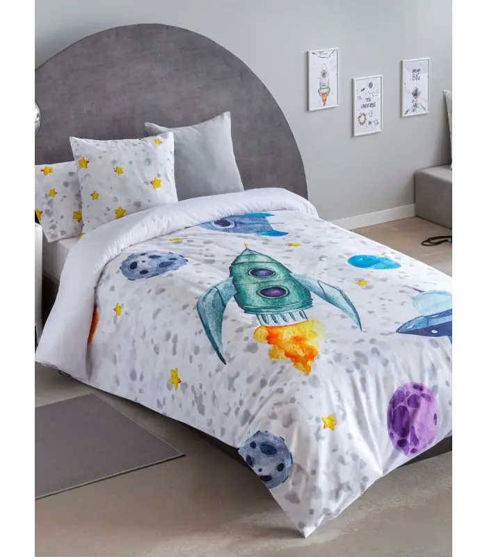 FUNDA NÓRDICA (2 PIEZAS) COHETE