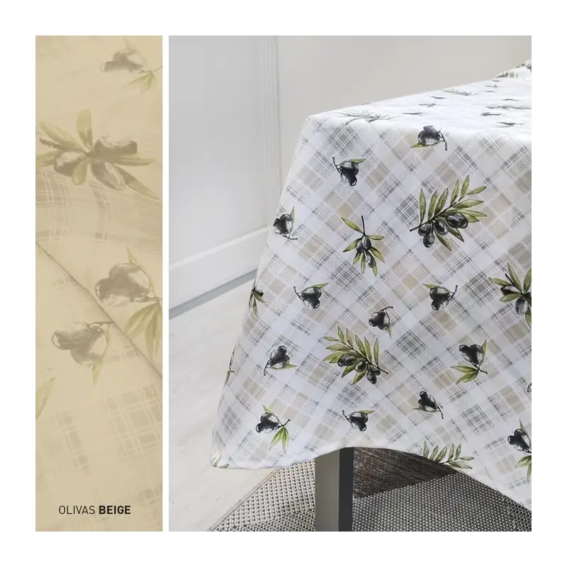 COBERTURA DE MESA EM AZEITONA