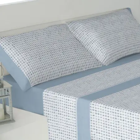 CONJUNTO DE LENÇÓIS TÉRMICOS DE FLANELA NEPTUNE