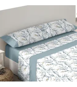 JUEGO DE SÁBANAS HOJAS