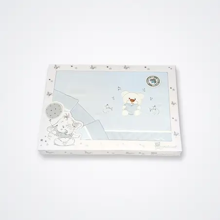 CONJUNTO DE LENÇÓIS DE CAMA DE URSO