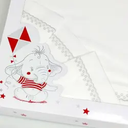 CONJUNTO DE LENÇÓIS DE CAMA DE GRADES DE RENDA