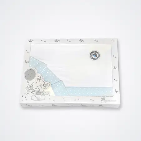 CONJUNTO DE LENÇÓIS DE BERÇO ESTRELAS