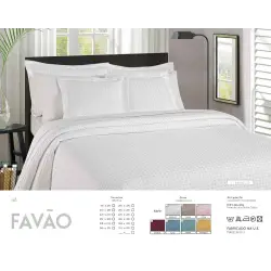 COLCHA DONATELLA FAVAO 100% ALGODÃO