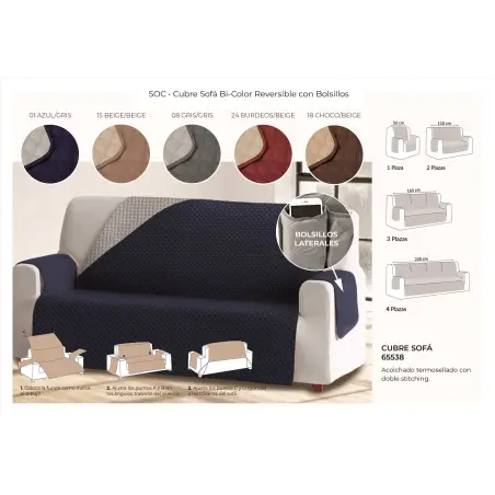 CAPAS PARA SOFÁS 65538