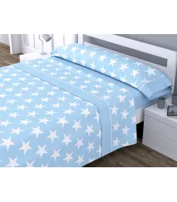 JUEGO DE SÁBANAS TEJIDOS EL MUNDO CHICSTARS54422