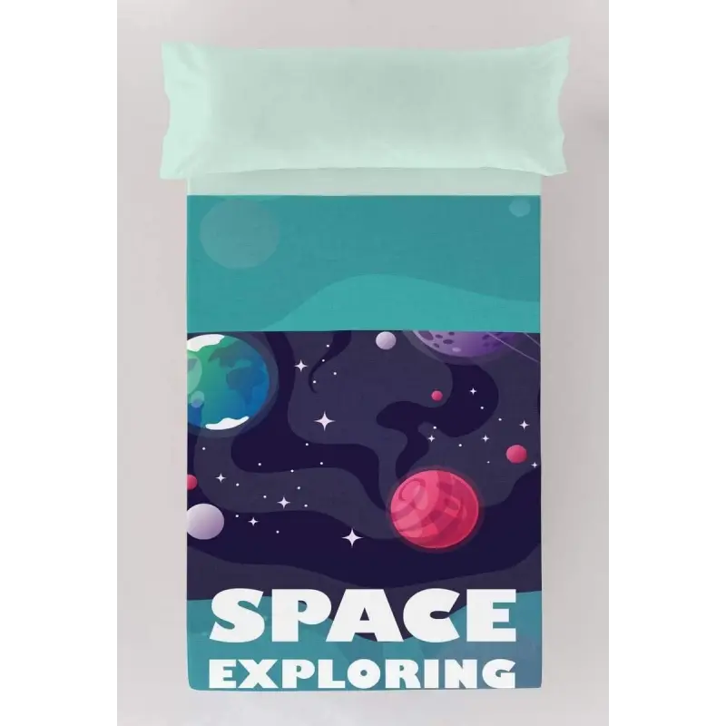 CONJUNTO DE LENÇÓIS SPACE EXPLORING