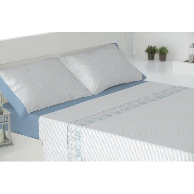 CONJUNTO DE LENÇÓIS DE FLANELA TÉRMICOS ANDROMEDA