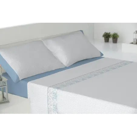 CONJUNTO DE LENÇÓIS DE FLANELA TÉRMICOS ANDROMEDA