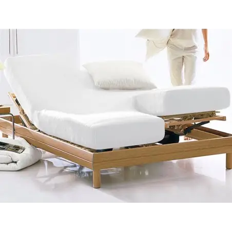 SÁBANA BAJERA EN H PARA CAMA ARTICULADA 50% ALGODÓN