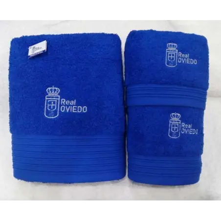 CONJUNTO DE TOALHAS REAL OVIEDO 3 PEÇAS